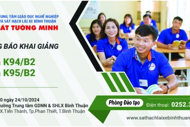 THÔNG BÁO KHAI GIẢNG ngày 24-10-2024
