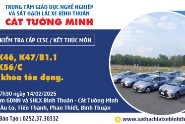 THÔNG BÁO KIỂM TRA CẤP CCSC / KIỂM TRA HẾT MÔN ngày 14-02-2025