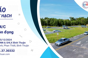 THÔNG BÁO THỜI GIAN SÁT HẠCH ngày 25/12/2024
