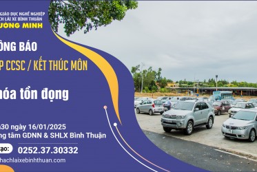 THÔNG BÁO KIỂM TRA CẤP CCSC / KIỂM TRA HẾT MÔN ngày 16-01-2025
