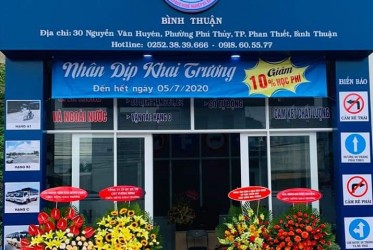 Trung Tâm khai trương văn phòng tuyển sinh số 1 tại 30 Nguyễn Văn Huyên, phường Phú Thủy, thành phố Phan Thiết, Bình Thuận